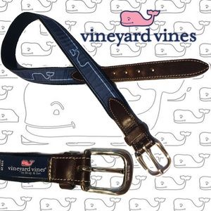 VINEYARD VINES Women’s Size 28 Brown Blue Whale